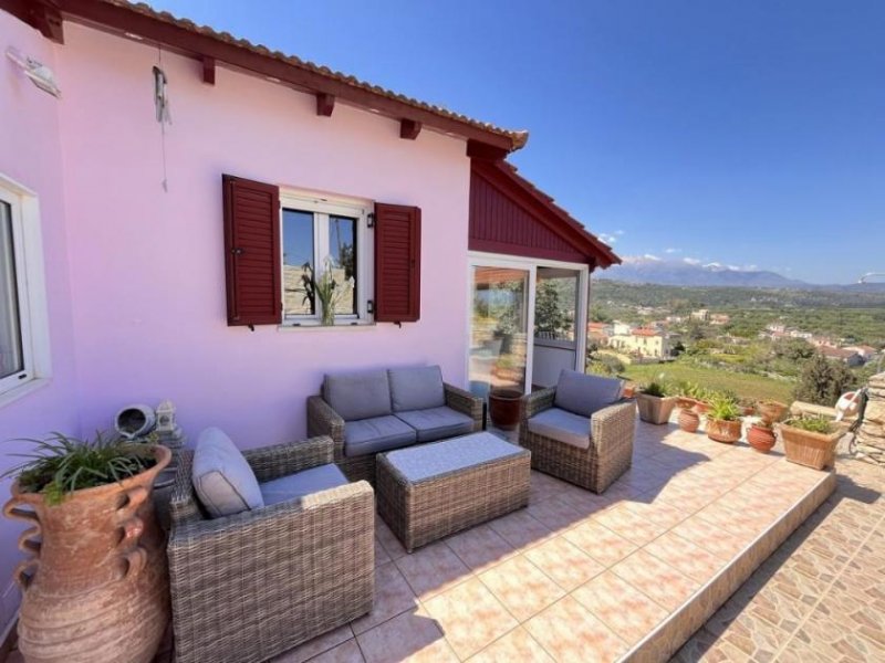 Gavalochori Kreta: Steinvilla mit Gästeapartment in Gavalochori zu verkaufen Haus kaufen